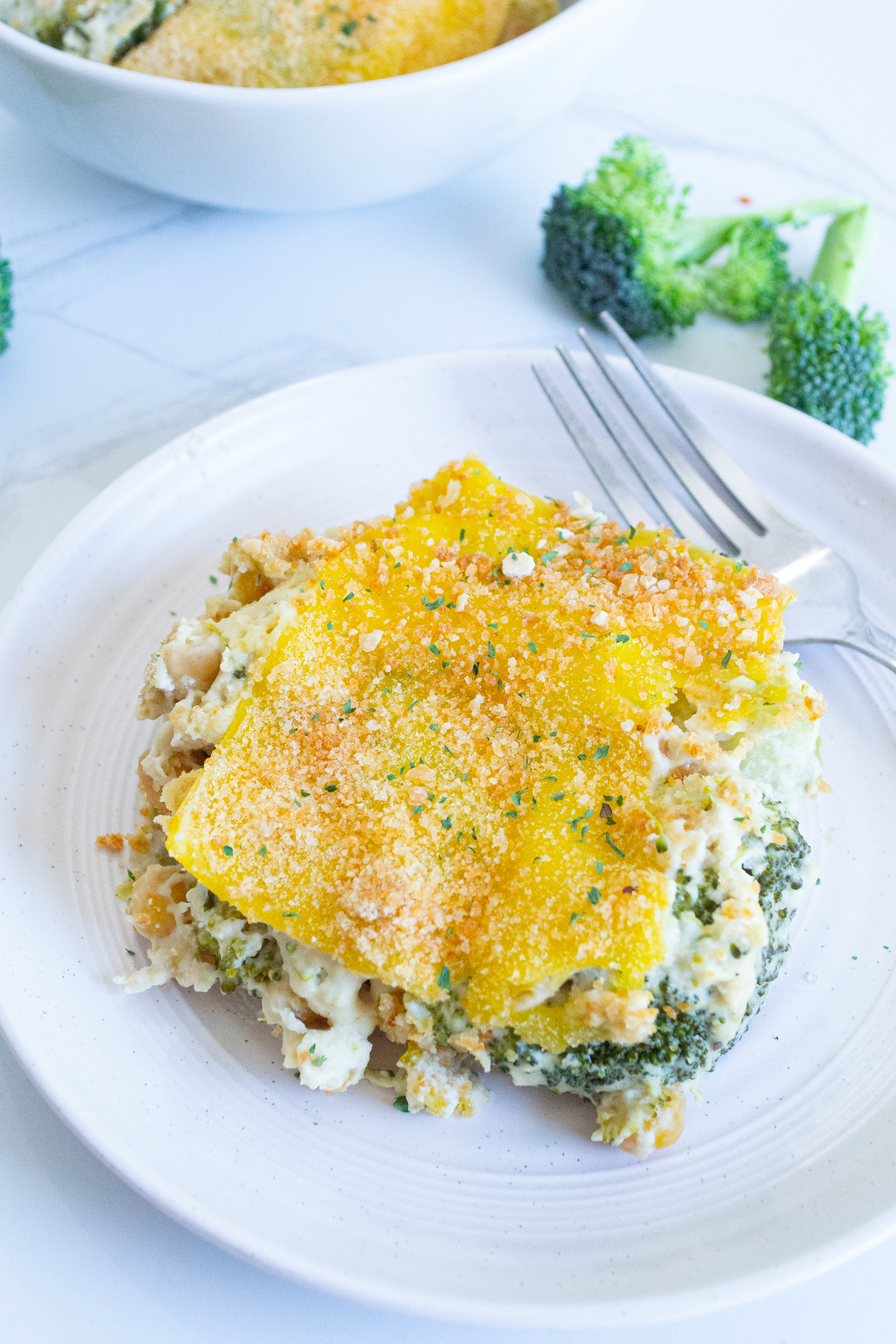 Easy Chickpea Broccoli Casserole