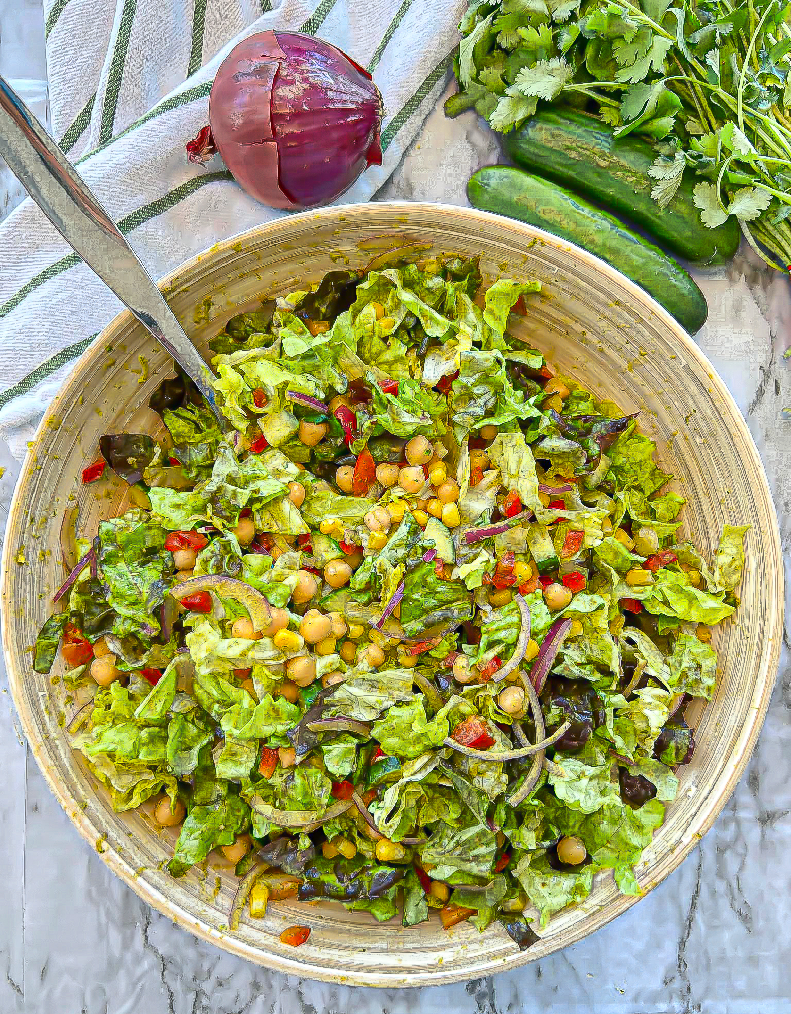 Creamy Vegan Cajun Salad Recipe