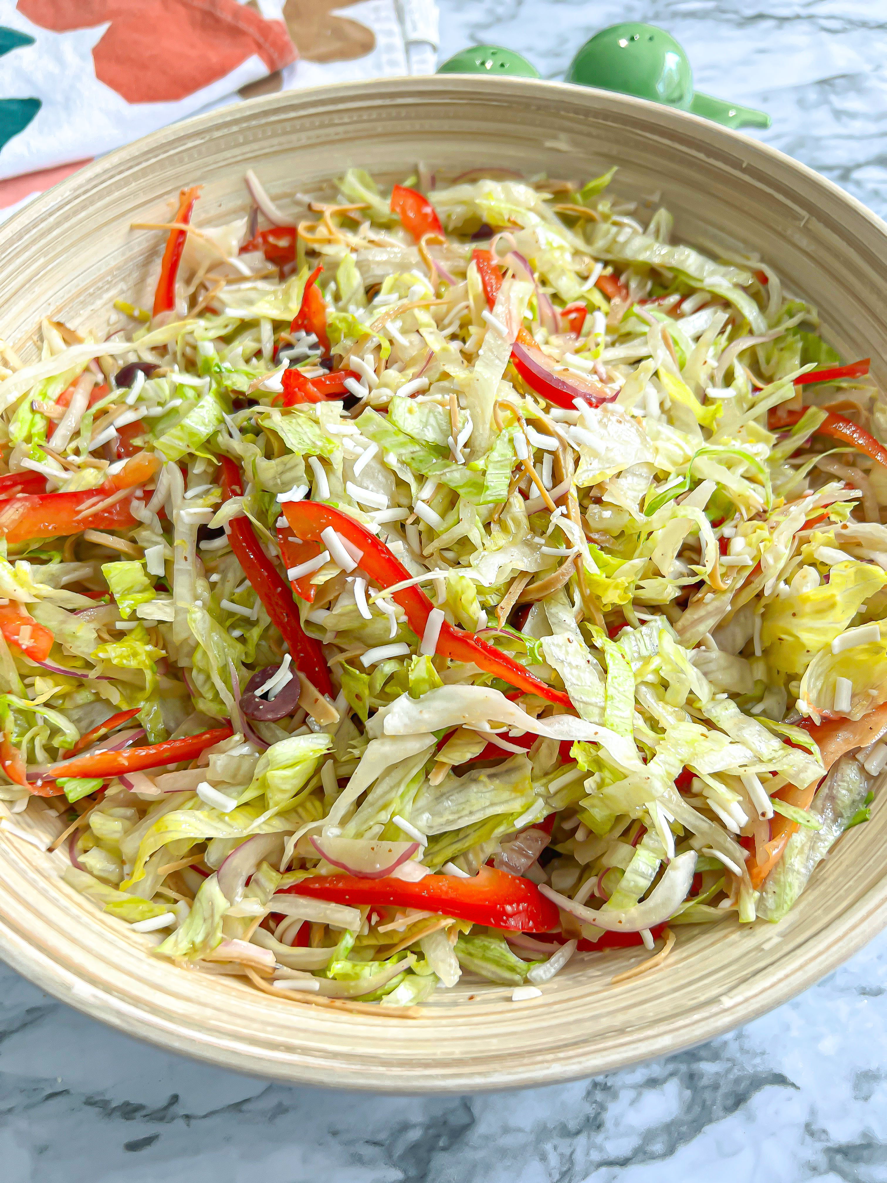 Vegan Chopped Deli Salad Recipe